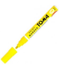 Żółty marker olejowy. Pisak olejny TOMA TO-440. - internetowy sklep papierniczy