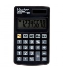 Mały,kieszonkowy kalkulator Vector DK-055. - sklep z artykułami biurowymi