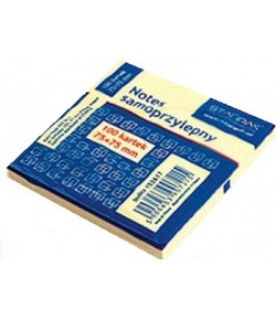 Notes samoprzylepny Karteczki do notowania w kolorze żółtym - internetowy sklep papierniczy