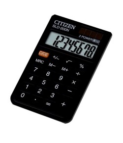 Mały kieszonkowy kalkulator Citizen Czarne plastikowe etui - internetowy sklep papierniczy