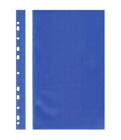 Skoroszyt twardy plastikowy wpinany Kolor niebieski - internetowy sklep papierniczy