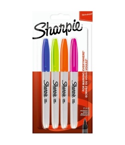 Marker SHARPIE FINE POINT 4 kolory - sklep biurowy