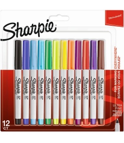 Markery SHARPIE ULTRA Fine Point. Zestaw 12 kolorów. - internetowy sklep papierniczy