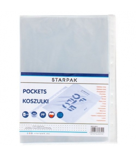 Krystaliczne koszulki na dokumenty StarPak - tanie artykuły biurowe