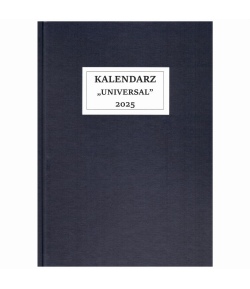 Kalendarz książkowy dzienny na 2025 rok - sklep biurowy