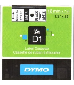 Taśma DYMO D1 12mm 7m. Do druku białych samoprzylepnych etykiet. - internetowy sklep papierniczy