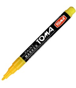Marker olejowy żółty. Pisak olejny TOMA TO-441. - internetowy sklep papierniczy